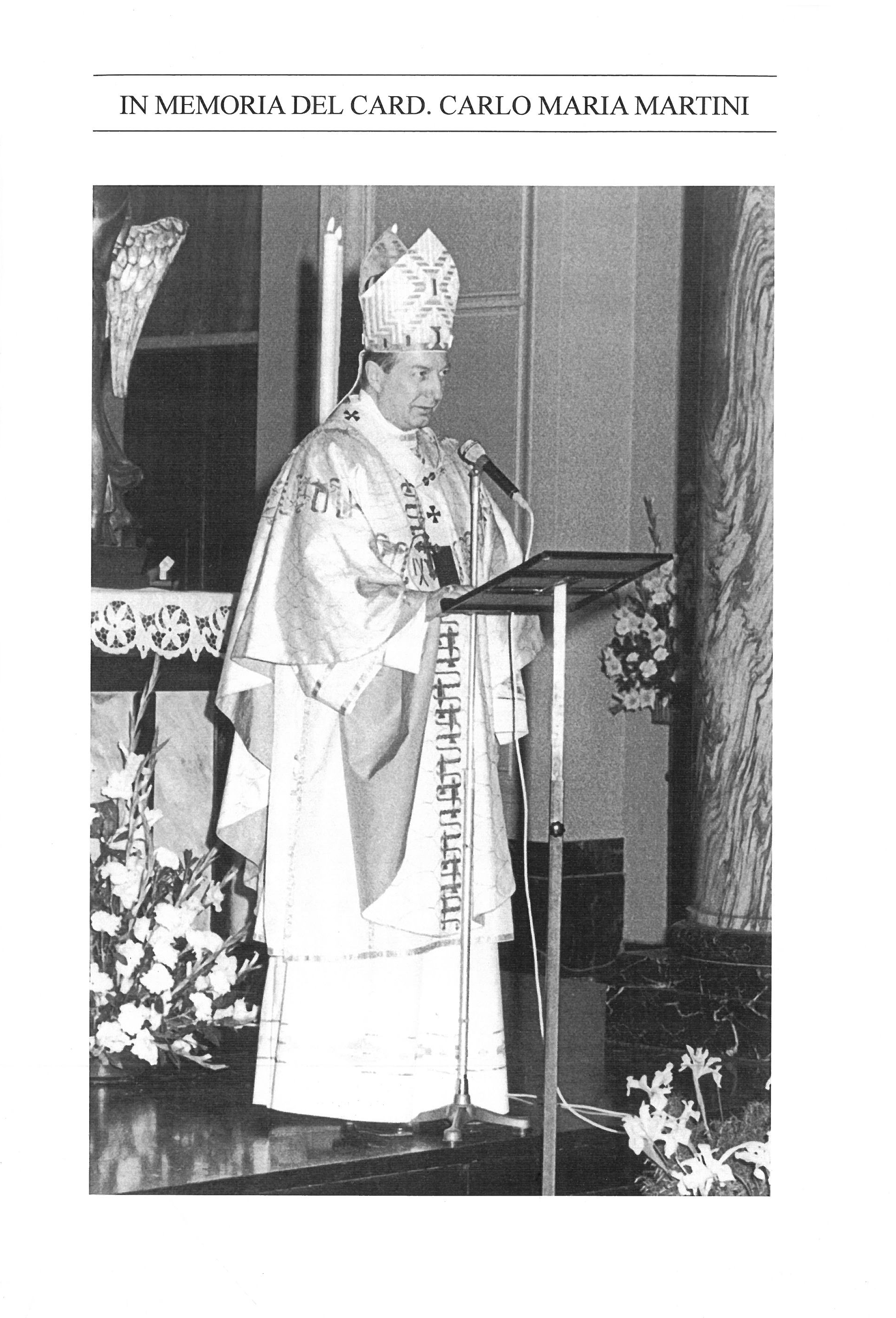 In memoria del Card. Carlo Maria Martini