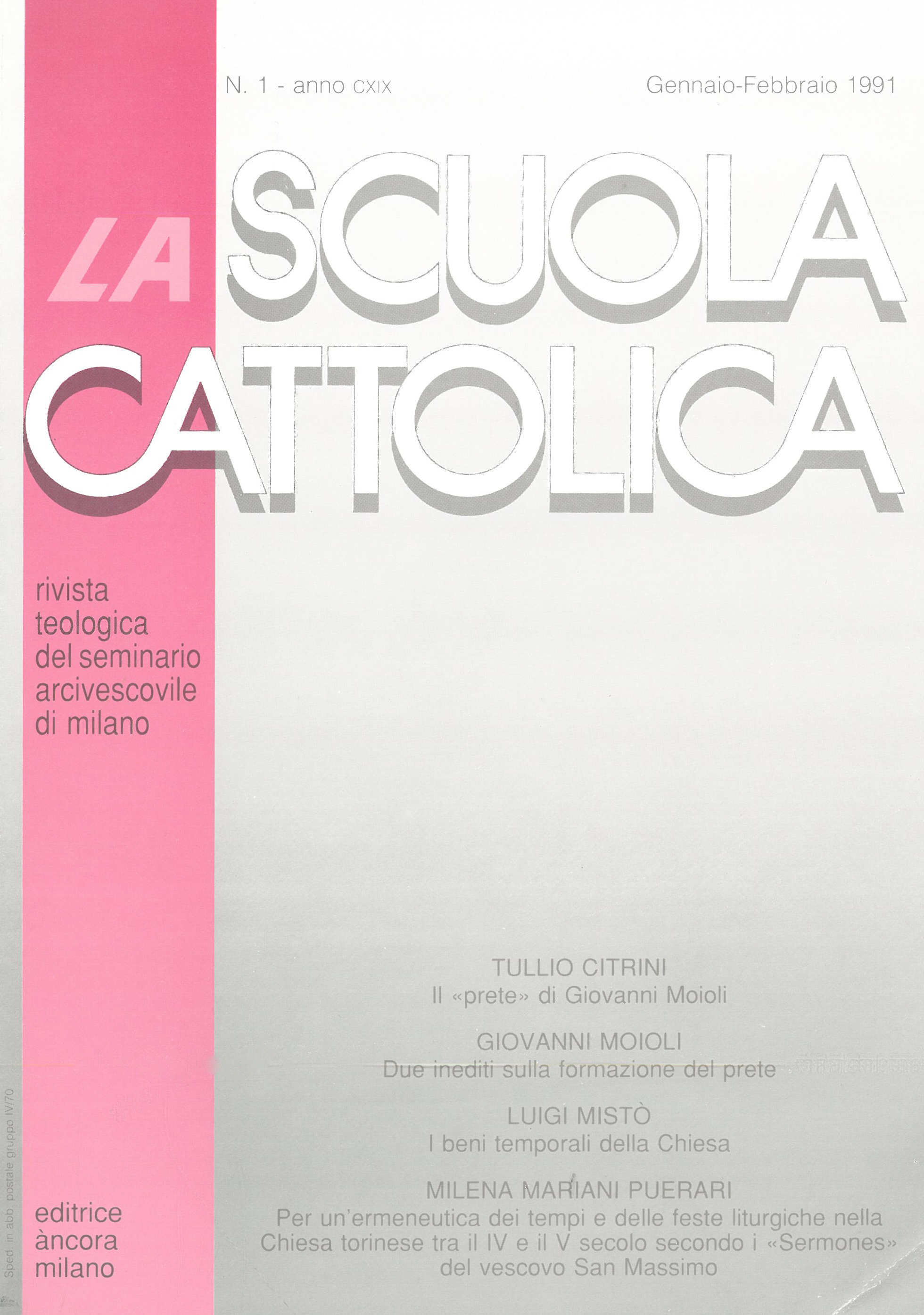 					Visualizza V. 119 N. 1 (1991)
				