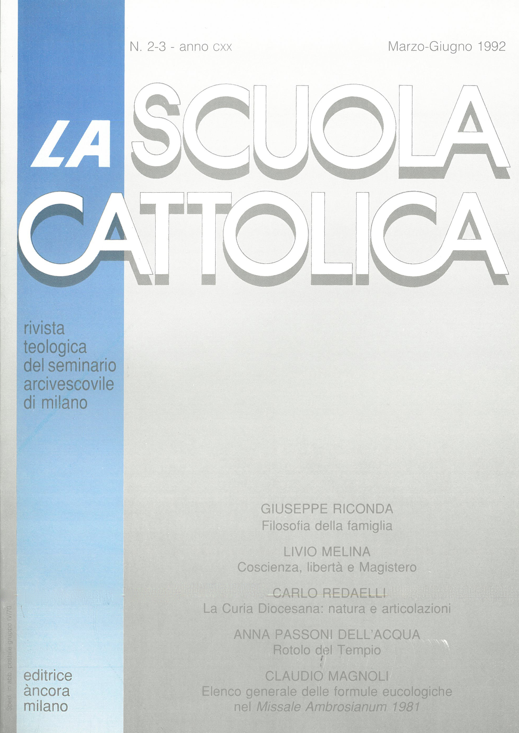 					Visualizza V. 120 N. 2/3 (1992)
				