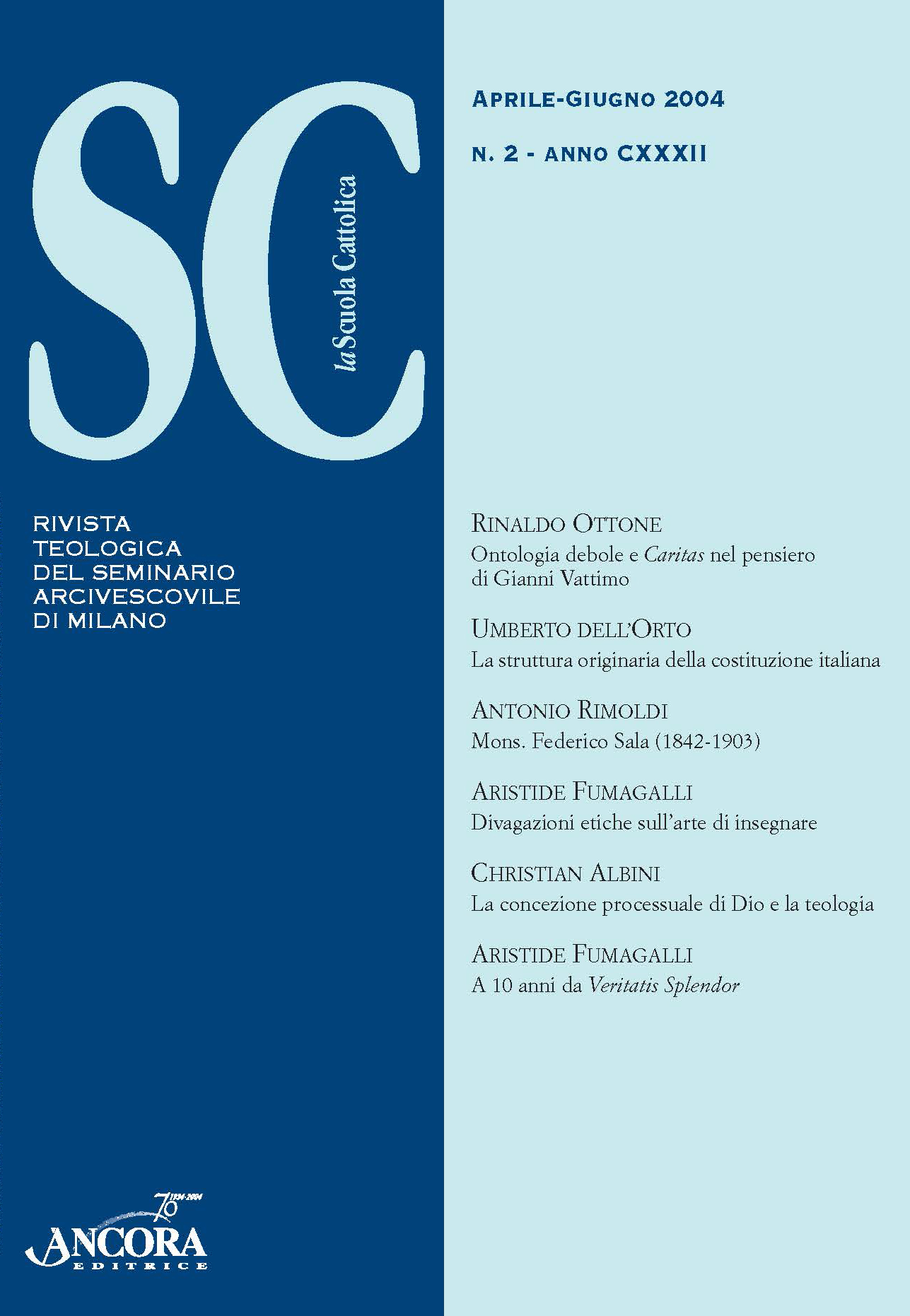 					Visualizza V. 132 N. 2 (2004)
				