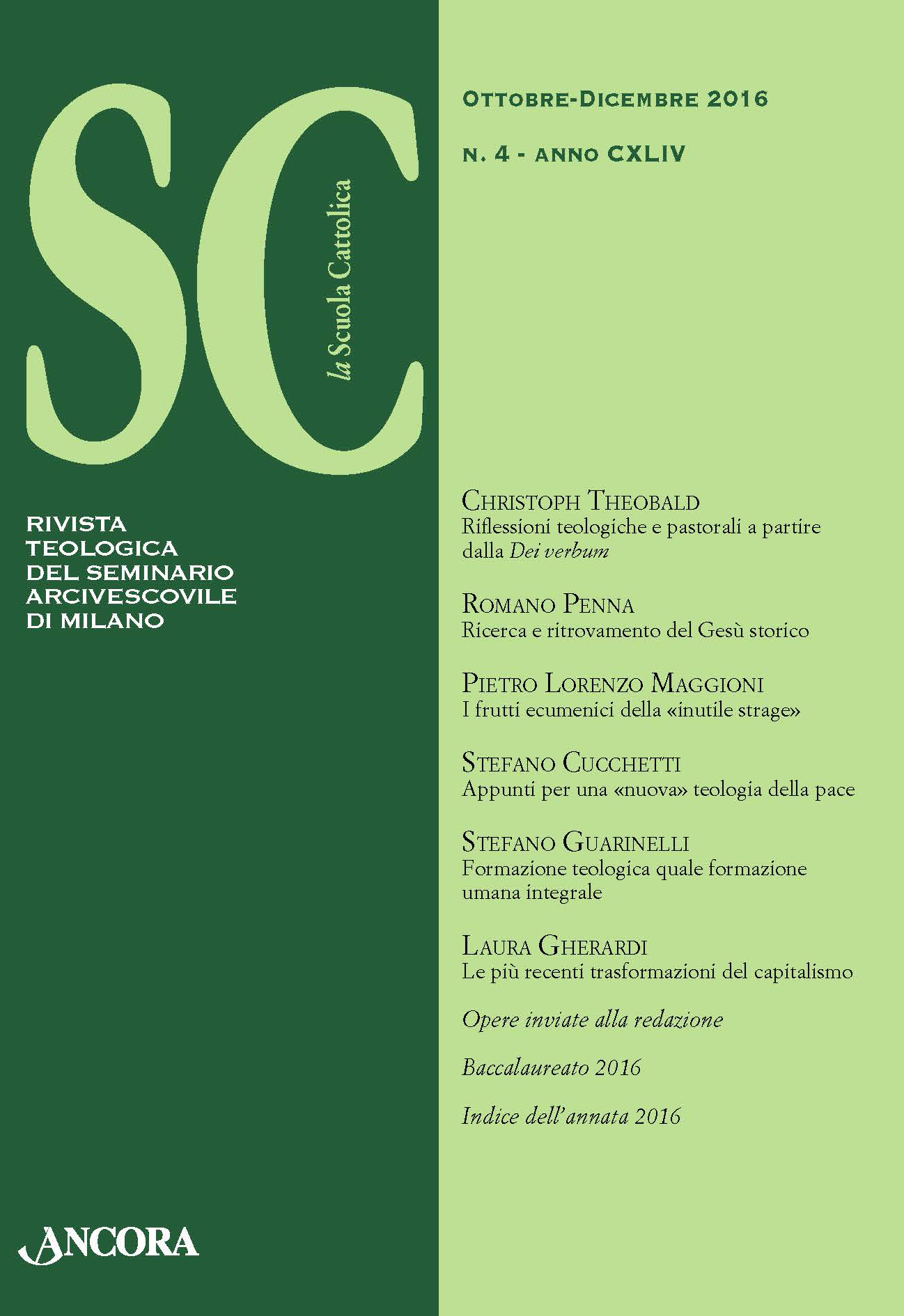 					Visualizza V. 144 N. 4 (2016)
				