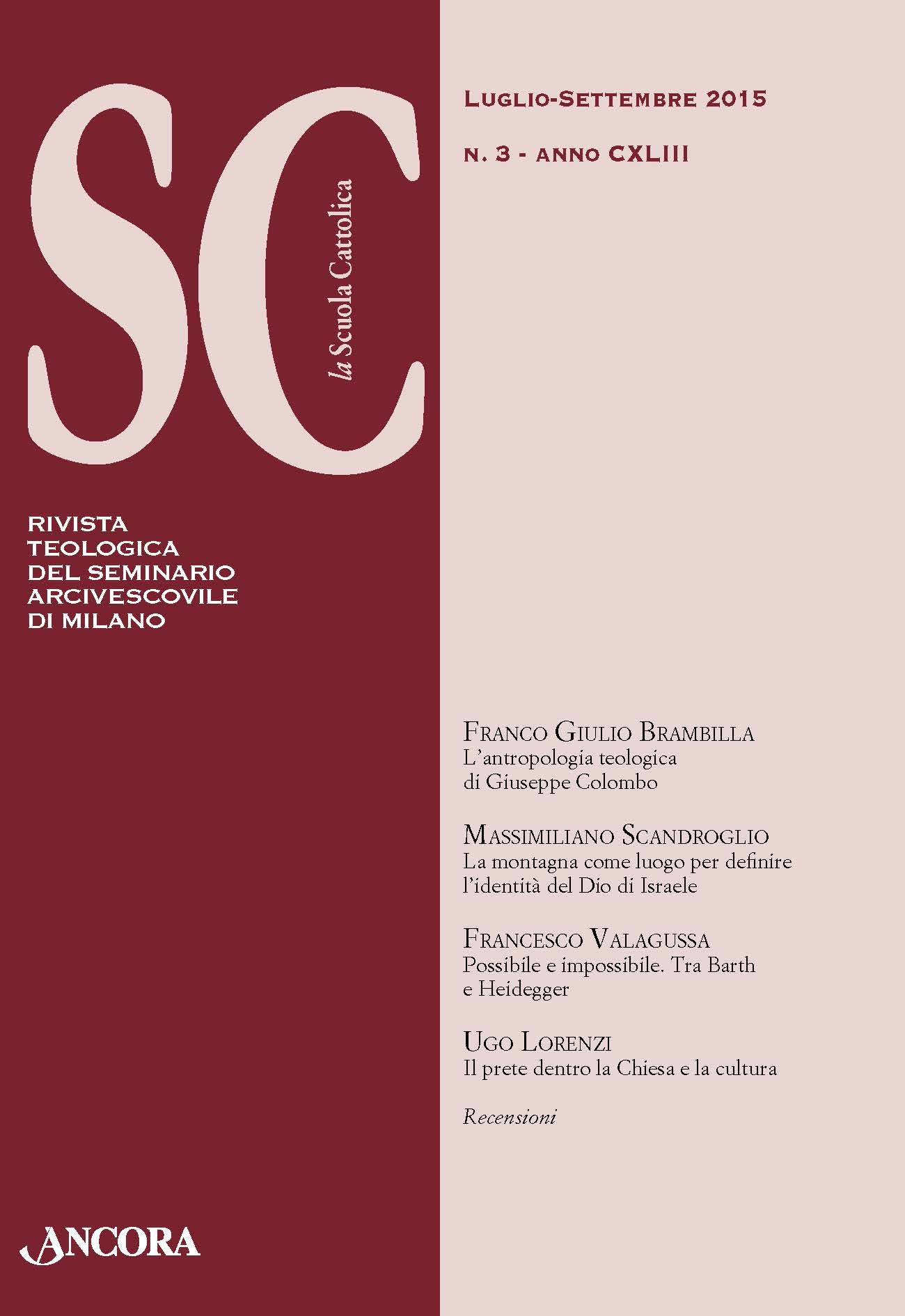 					Visualizza V. 143 N. 3 (2015)
				